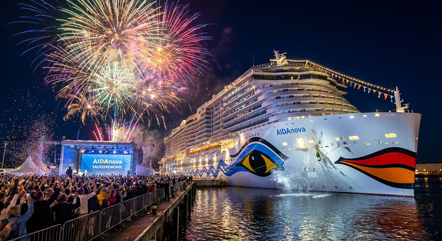 AIDAnova - Die erste Fahrt